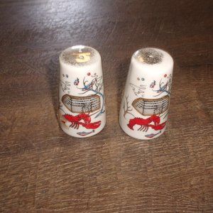 Salt pepper shakers lobster